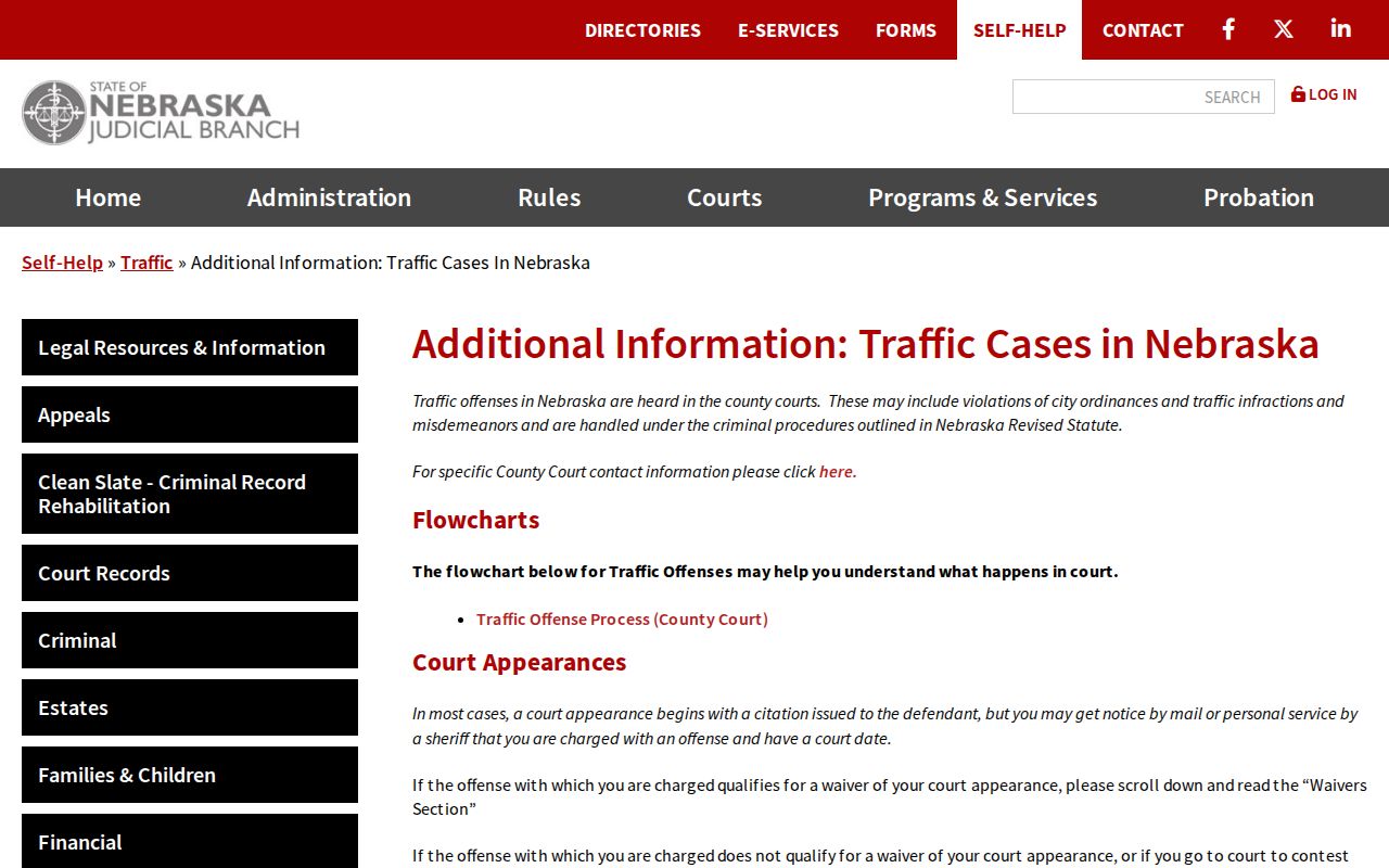 Keith County traffic warrant records court guidance and payment warning