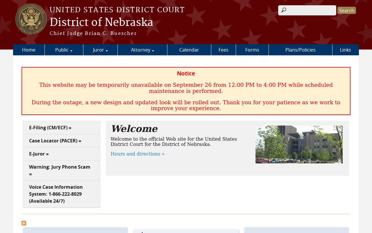 Keith County most wanted records federal court access route